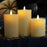 smtyle Flameless Candles for Fireplace Candelabra or Desk Decorwith Remote Control Timer Battery Operated Ivory Flat Top 3