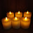 smtyle 3x3 inch Pillar Flameless Candles for Christmas Decor Flickering with Moving Flame Wick Remote Control Timer Battery Operated Ivory 6
