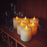 smtyle 3x3 inch Pillar Flameless Candles for Christmas Decor Flickering with Moving Flame Wick Remote Control Timer Battery Operated Ivory 6