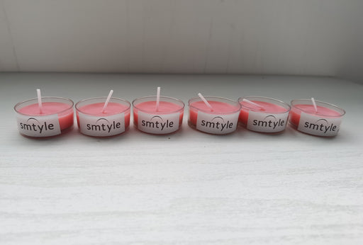smtyle Tea light Candles and wicks for candles for lighting Pack of 6