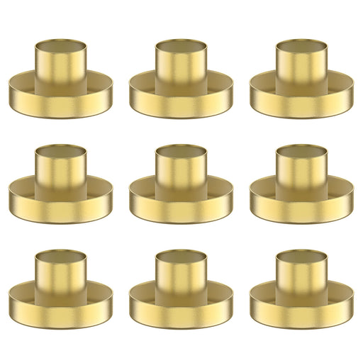 Smtyle Gold Taper Holders Modern Contemporary for candlestick Candles and Candlesticks Set of 9 Unique and Eye-catching Holders