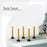 Smtyle Black Candlestick Holders for Taper Candles Set of 5 Versatile and Stylish Ideal for Table Centerpiece