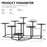 smtyle DIY 9 Mantle Candelabra Flameless or Wax Candle Holders For Fireplace with Black Iron Decoration on Desk or Floor