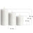 smtyle White Flameless Candles Flickering Realistic Bright Pillar Candle Light with Remote Control Timer Battery Operated 3x4/5/6 inch Pack of 3