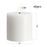 smtyle White Battery Operated Candles with Moving Flame Wick and Timer, Flameless Flickering LED Pillar Candles (White3in-P6)