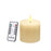 smtyle Flameless Candle with Battery Operated 3 X 3 Inch Real Wax Pillar LED Candle with 10 Key Remote and Cycling Timing Ivory Pack of 1
